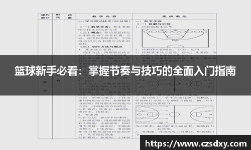 篮球新手必看：掌握节奏与技巧的全面入门指南