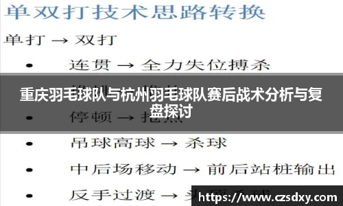 重庆羽毛球队与杭州羽毛球队赛后战术分析与复盘探讨